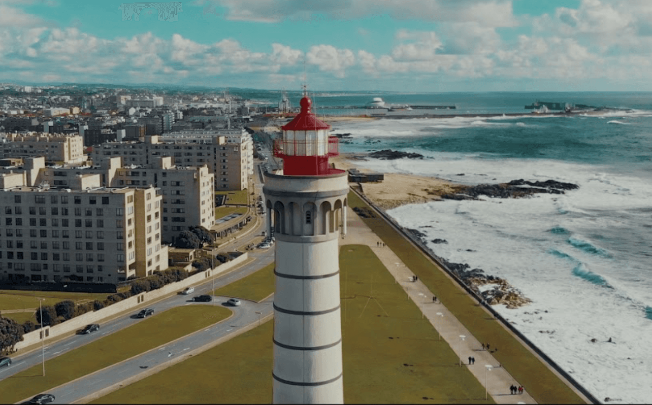 Farol de Leça lighthouse view